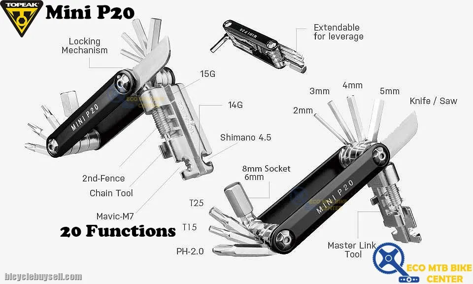 TOPEAK Tools Mini P20