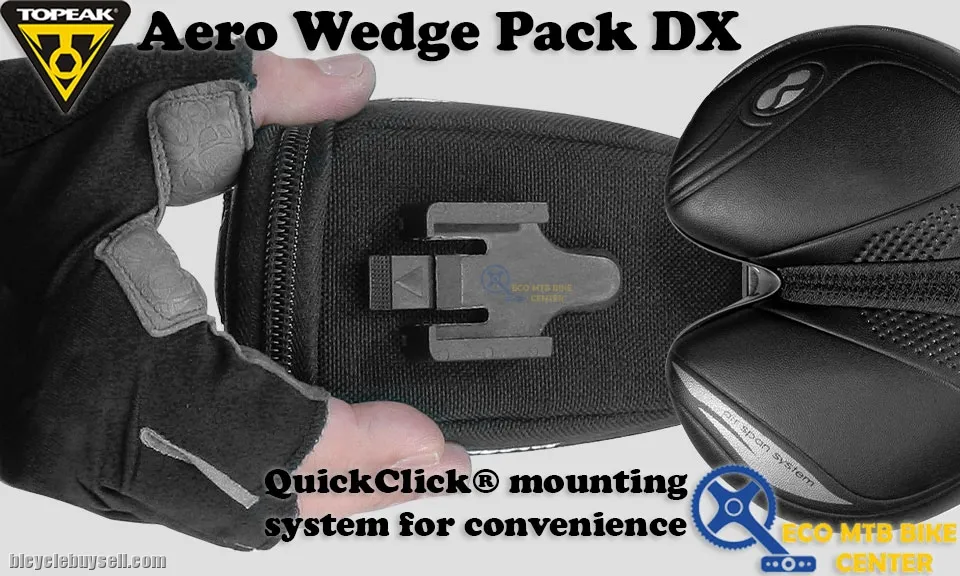 TOPEAK Saddle Bags Aero Wedge Pack DX