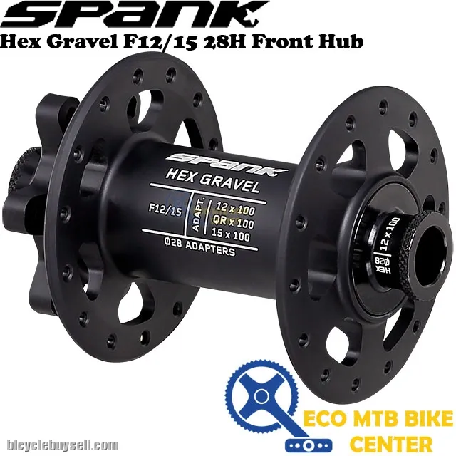 SPANK Front Hub Hex Gravel F12/15 28H