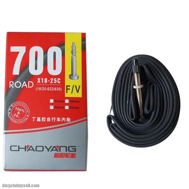 Chaoyang 700c 18-25c FV Presta Roadbike Tube  100mm