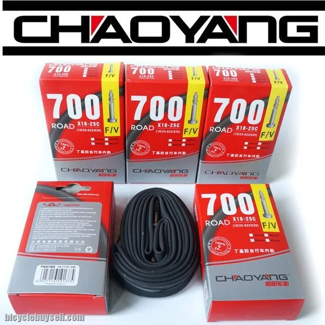 Chaoyang 700c 18-25c FV Presta Roadbike Tube  100mm