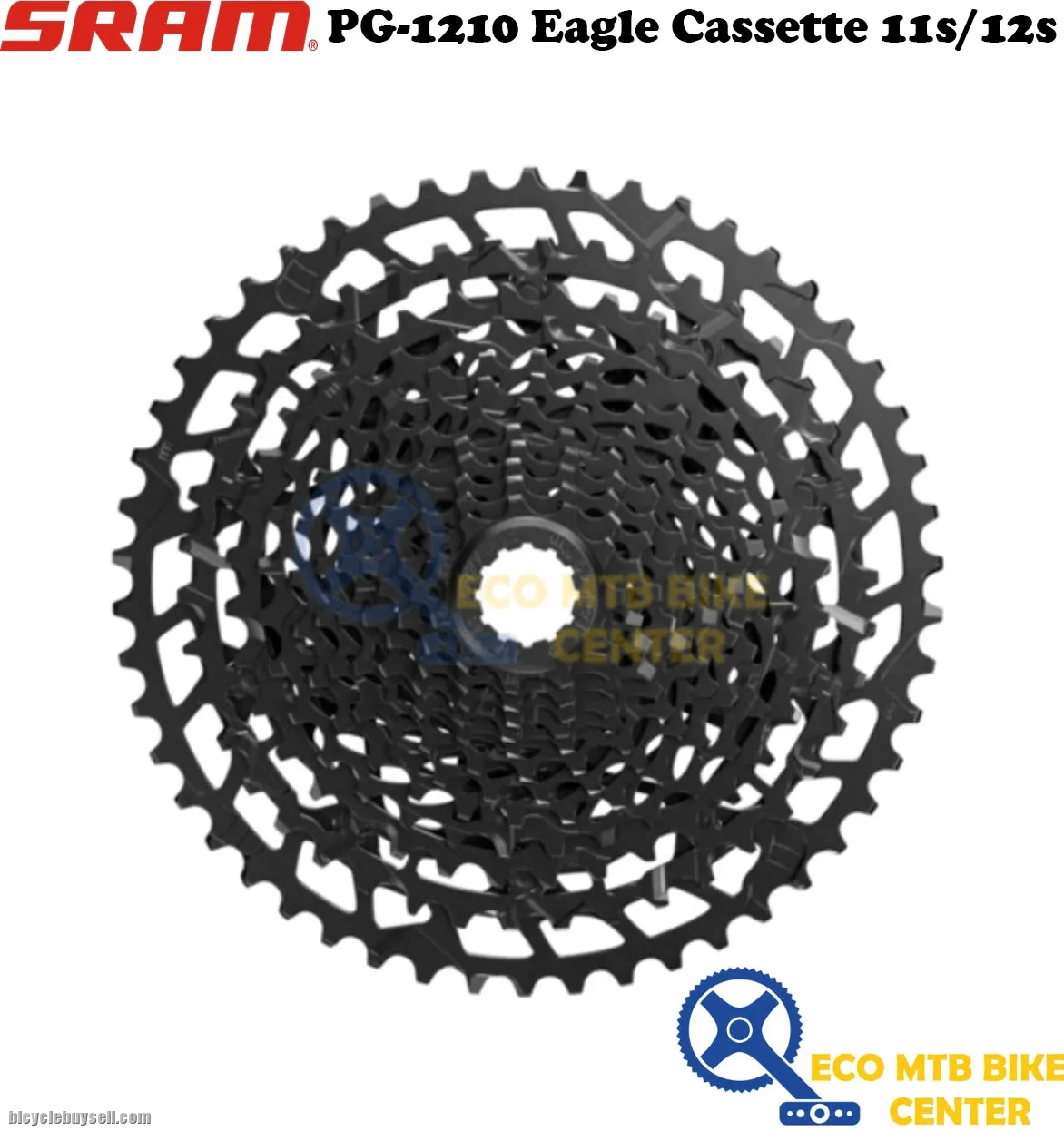 SRAM PG-1210 Eagle Cassette 11S/12S (OE Packing)