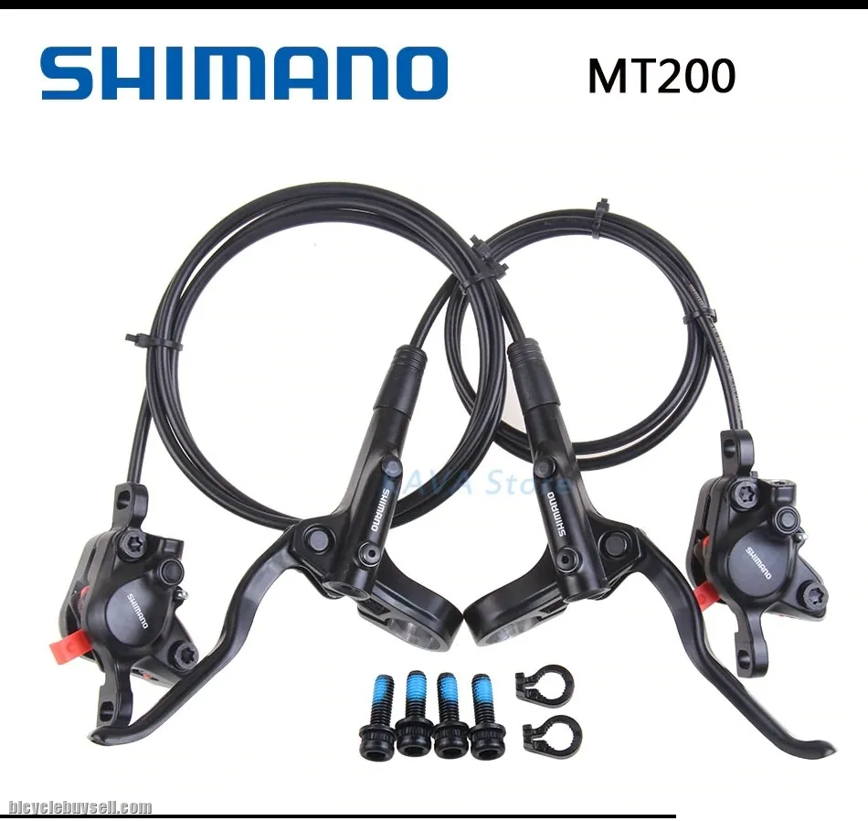 SHIMANO MT200 HYDRAULIC BRAKE SET READY STOCK !
