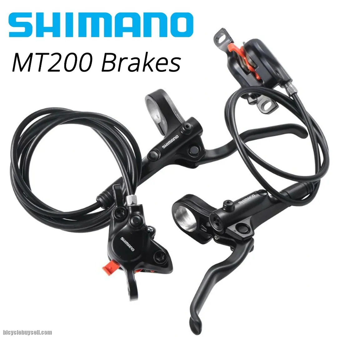 SHIMANO MT200 HYDRAULIC BRAKE SET READY STOCK !