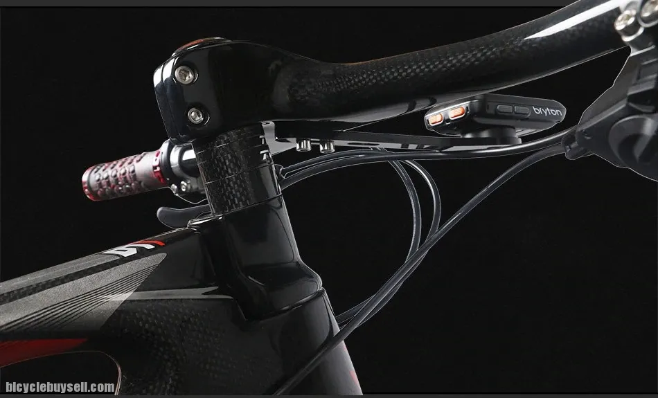 Toseek MTB intergrated carbon fibre handlebar Matte (black)   800mm