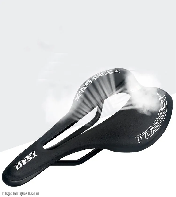 TOSEEK Bicycle Seat MTB Road Bike Saddles Bike Racing Saddle Superfine fiber Breathable Soft