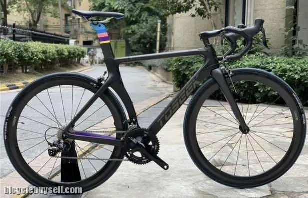 TOSEEK ROAD full CARBON FRAME 1099G  + fork  aero seatpost700C RB scratched 51cm