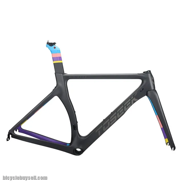 TOSEEK ROAD full CARBON FRAME 1099G  + fork  aero seatpost700C RB scratched 51cm