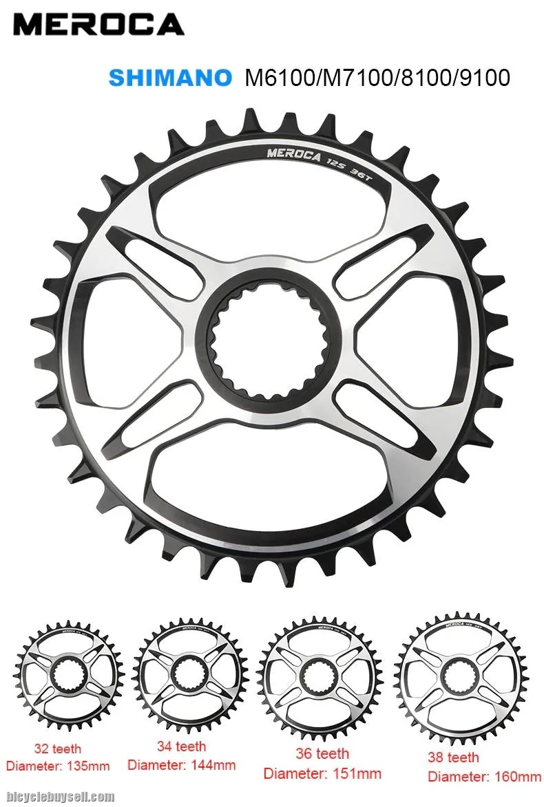 MEROCA Chainrings 32T/34T/36T/38T 7075AL