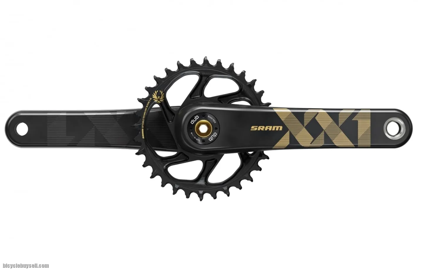 SRAM XX1 Eagle DUB Crankset Carbon