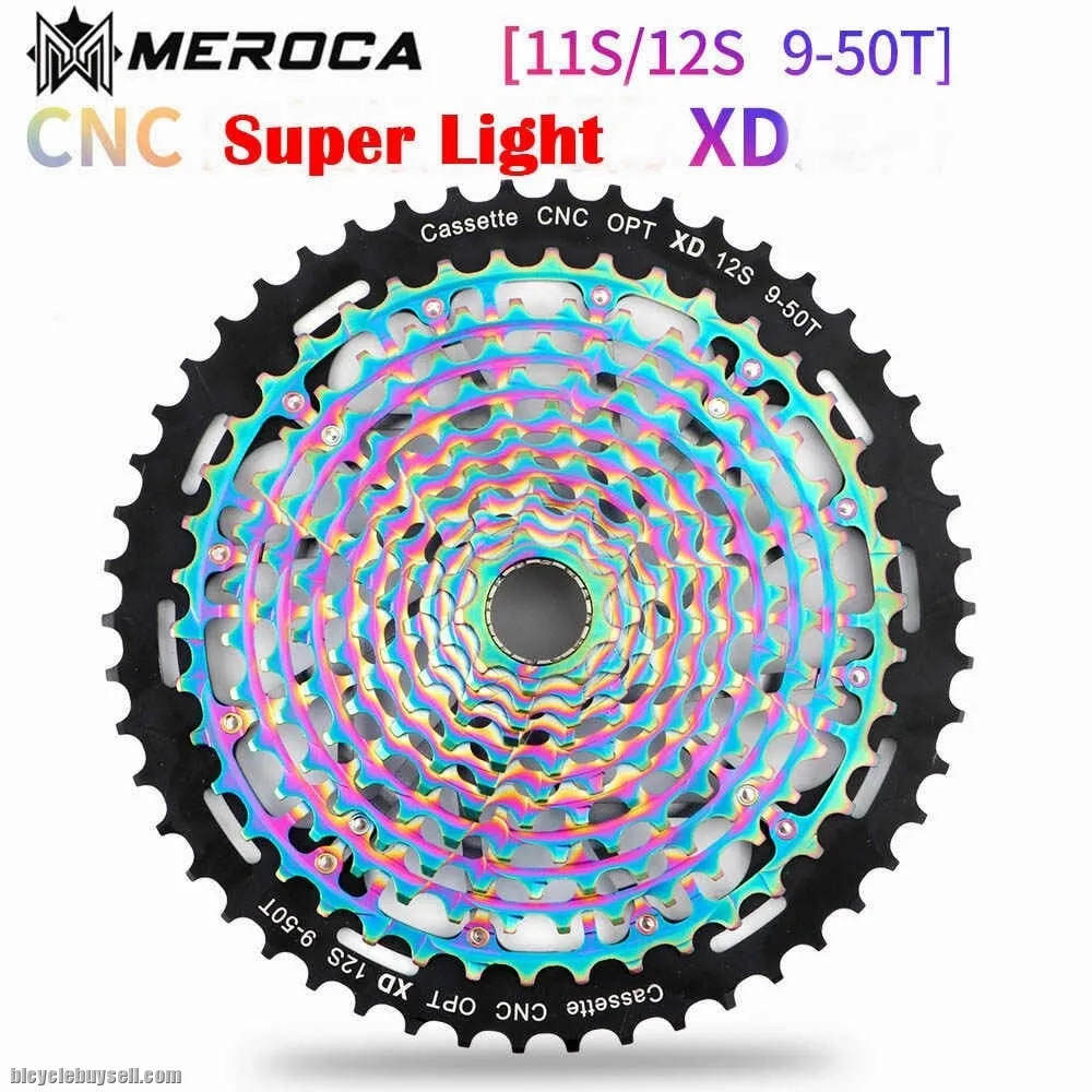 Meroca Cassette Hollow Out Design Super Light 11 Speed 12 Speed Cassette 9-50T Mountain Bike Parts