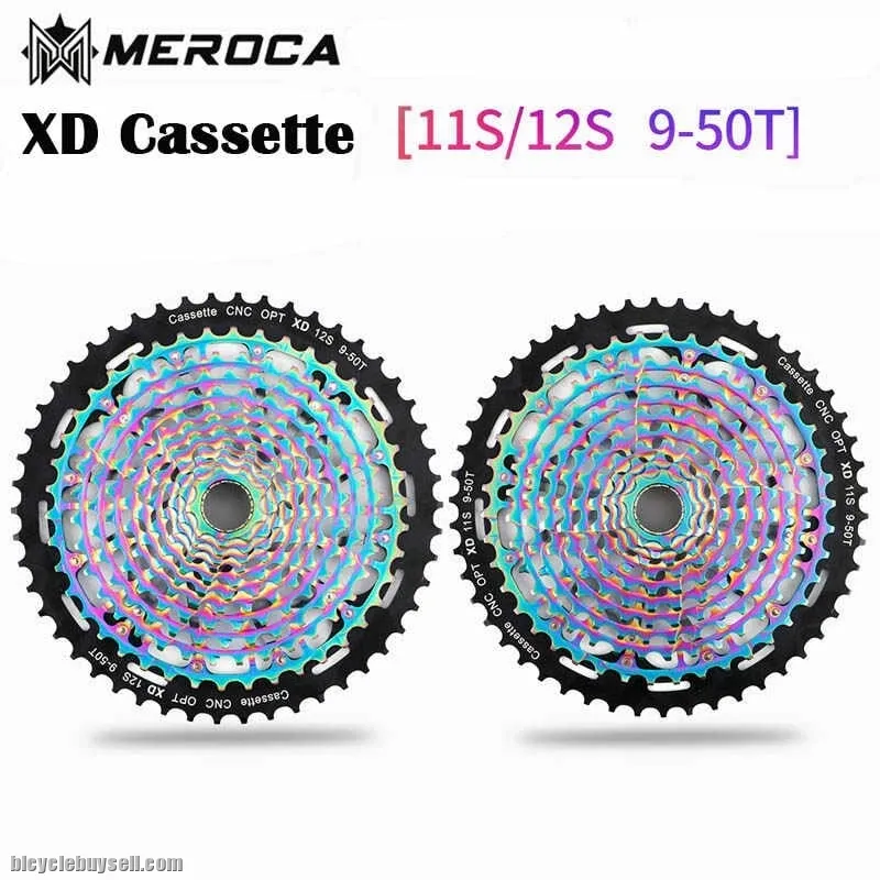 Meroca Cassette Hollow Out Design Super Light 11 Speed 12 Speed Cassette 9-50T Mountain Bike Parts