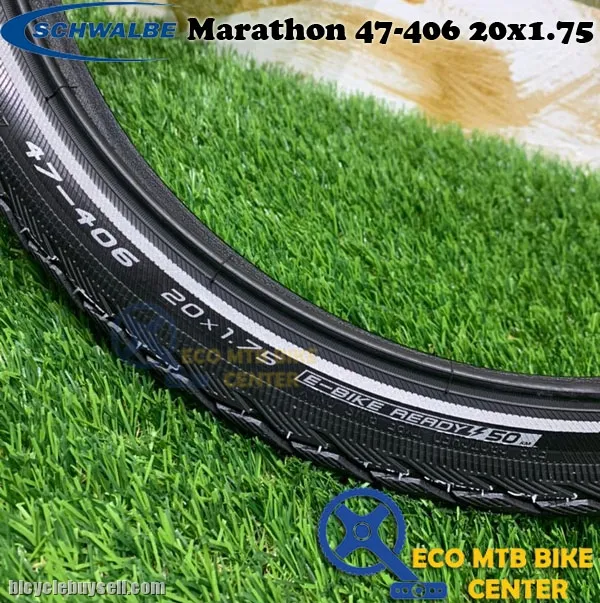 SCHWALBE Tires Marathon 47-406 Perf GreenGuard TwinSkin EC 20x1.75