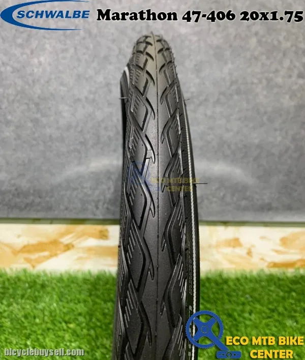 SCHWALBE Tires Marathon 47-406 Perf GreenGuard TwinSkin EC 20x1.75
