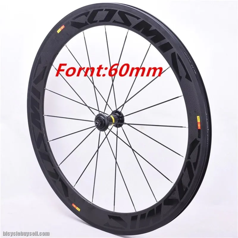 60 + 88mm Road bike carbon bike wheels 700C 23mm width riveter cycling road bicycle Wheelset carbon