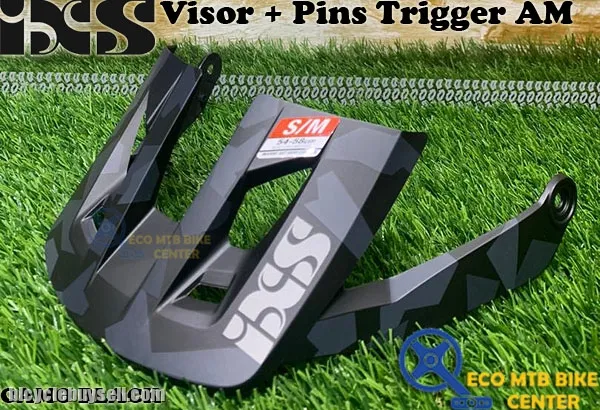 IXS Spare Parts Helmets Visor + Pins Trigger AM