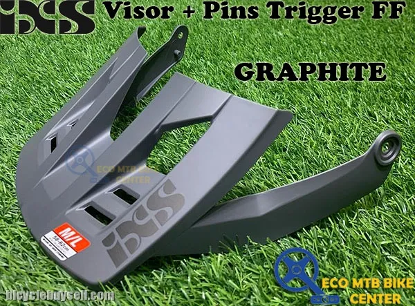 IXS Spare Parts Helmets Visor + Pins Trigger FF