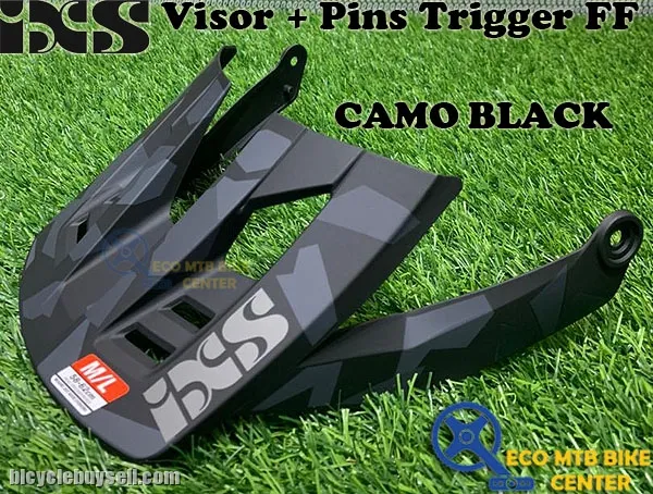 IXS Spare Parts Helmets Visor + Pins Trigger FF