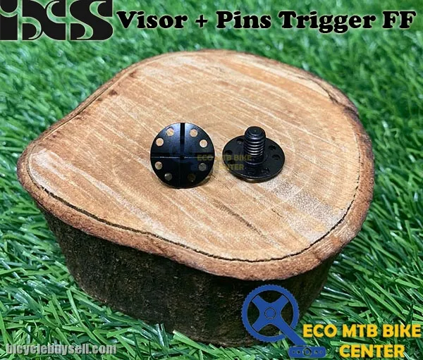 IXS Spare Parts Helmets Visor + Pins Trigger FF