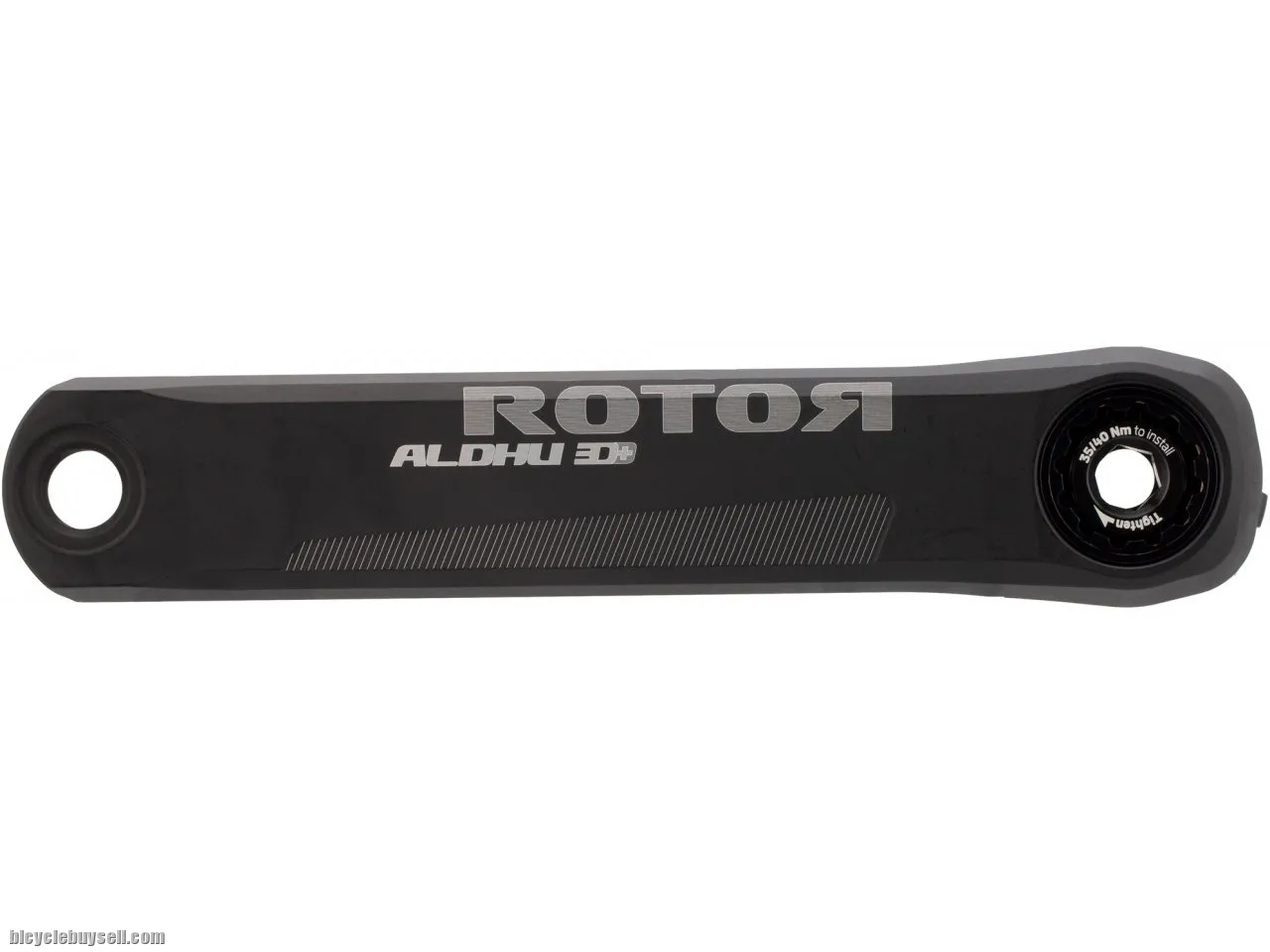 Rotor ALDHU 3D+ Crankarms - Black Ultralight aluminium
