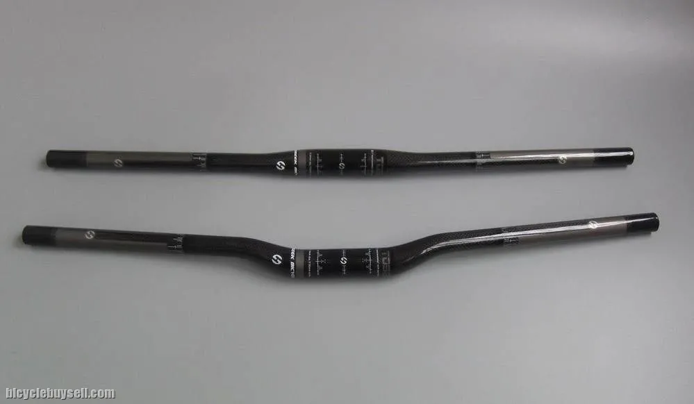 TOSEEK Carbon MTB Riser Flat Handlebar 720 740 760mm Mountain Bike Special Edition (Glossy)