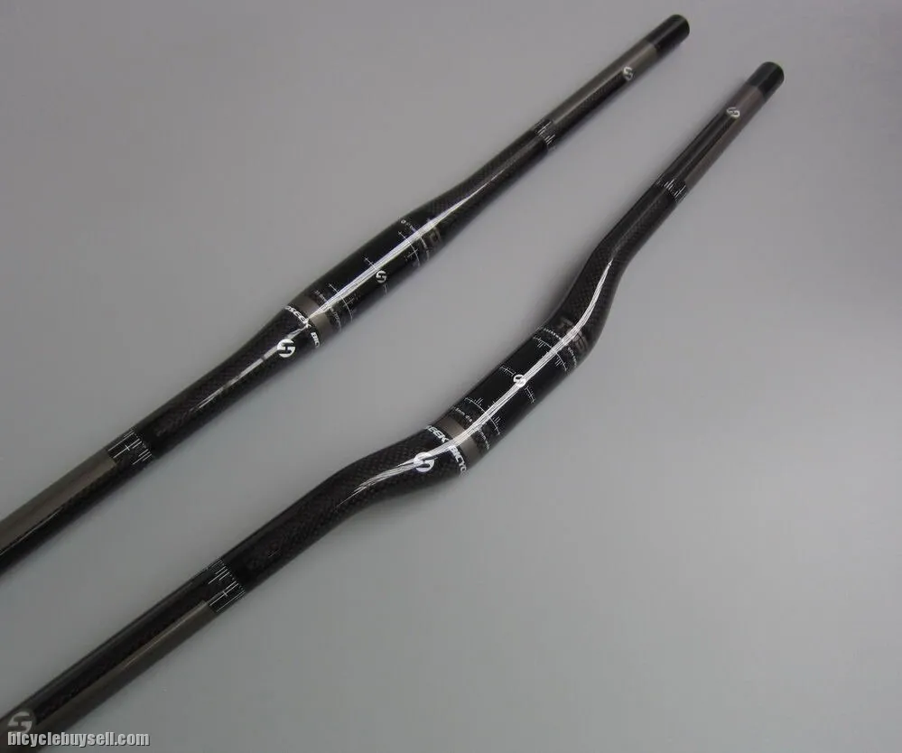 TOSEEK Carbon MTB Riser Flat Handlebar 720 740 760mm Mountain Bike Special Edition (Glossy)