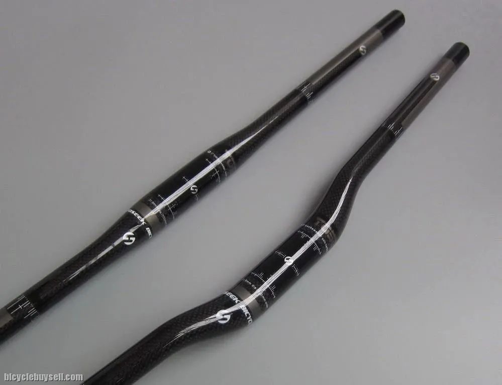 TOSEEK Carbon MTB Riser Flat Handlebar 720 740 760mm Mountain Bike Special Edition (Glossy)