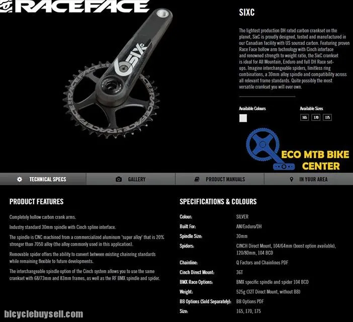 RACEFACE Sixc Crankarms