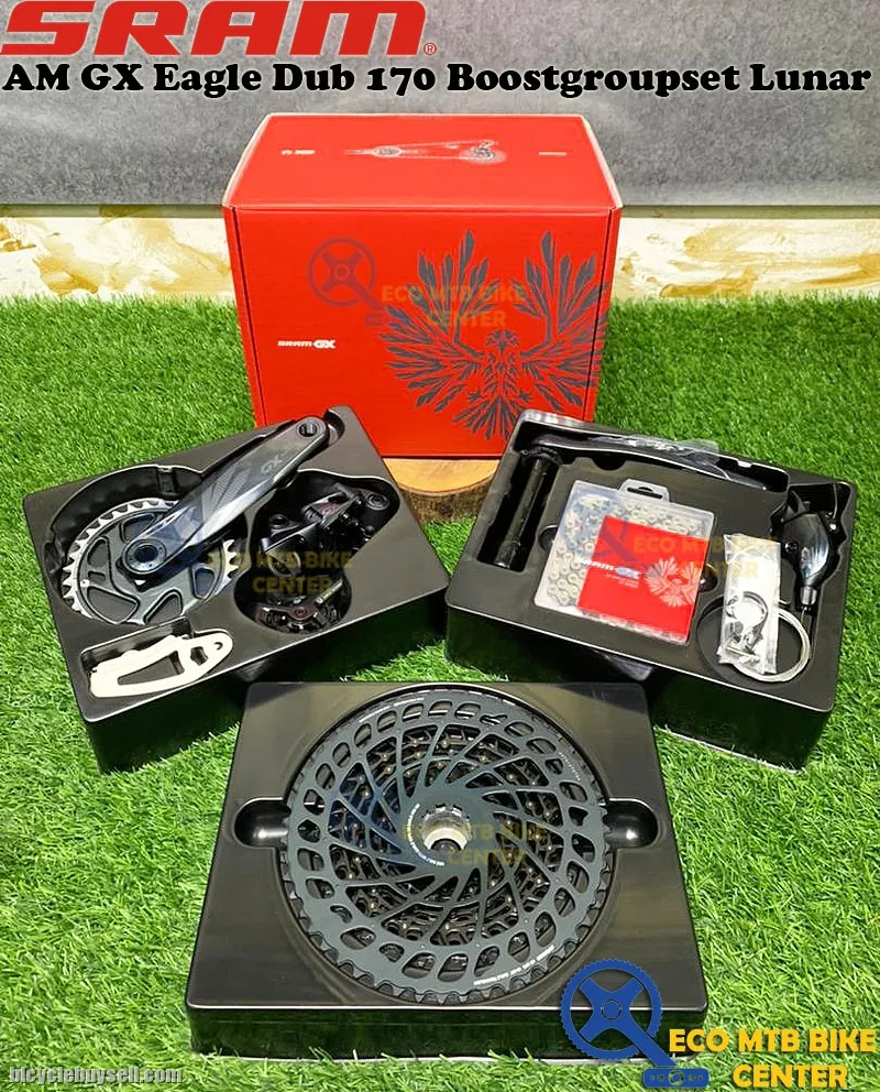 SRAM AM GX Eagle Dub 170 Boost Groupset Lunar