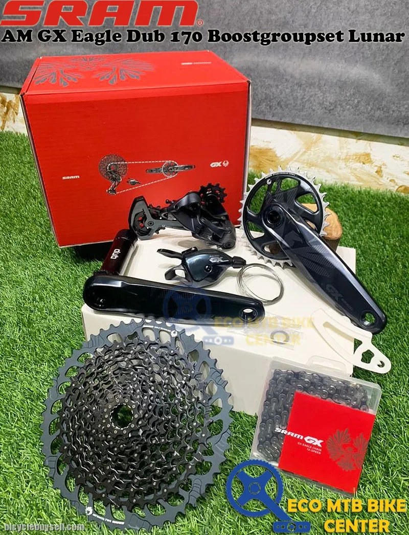 SRAM AM GX Eagle Dub 170 Boost Groupset Lunar