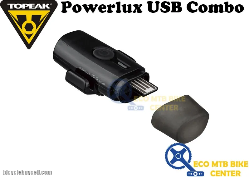 TOPEAK Light Powerlux USB Combo Headlux 100 + Taillux 25