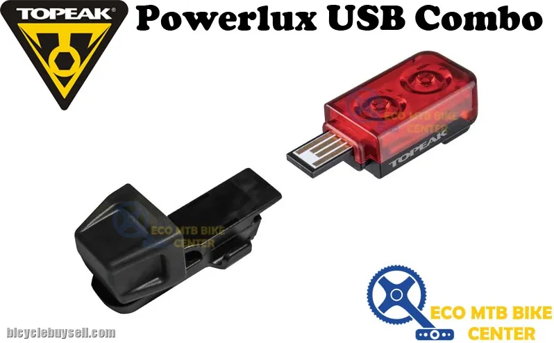 TOPEAK Light Powerlux USB Combo Headlux 100 + Taillux 25