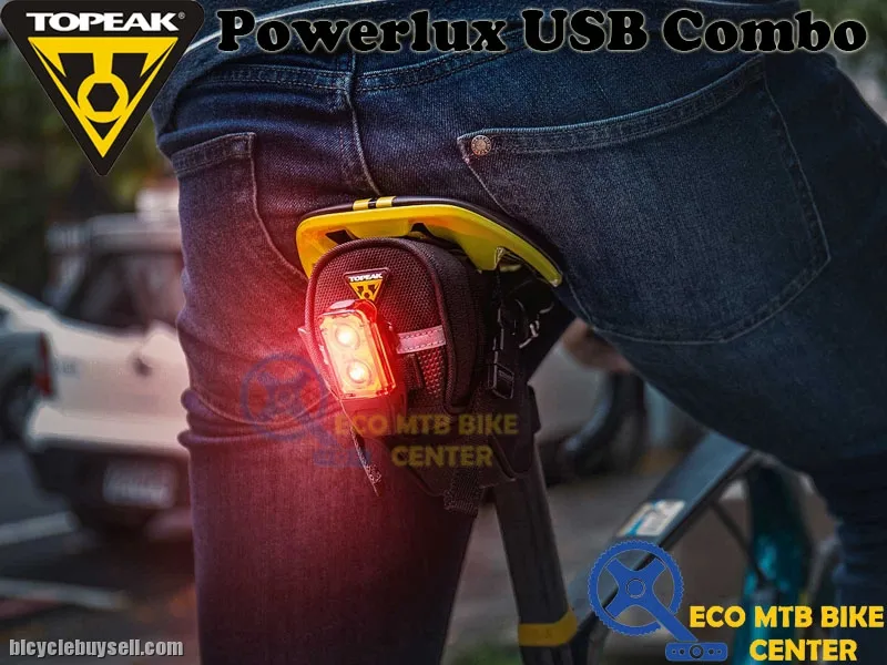 TOPEAK Light Powerlux USB Combo Headlux 100 + Taillux 25