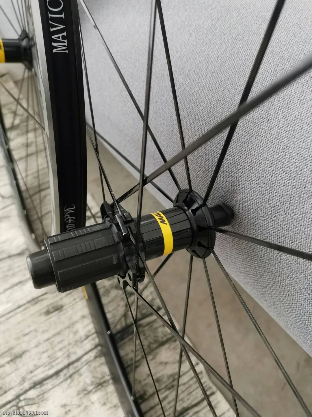 MAvic Cosmic 50mm Aluminium High Profile Wheelset (All Black)
