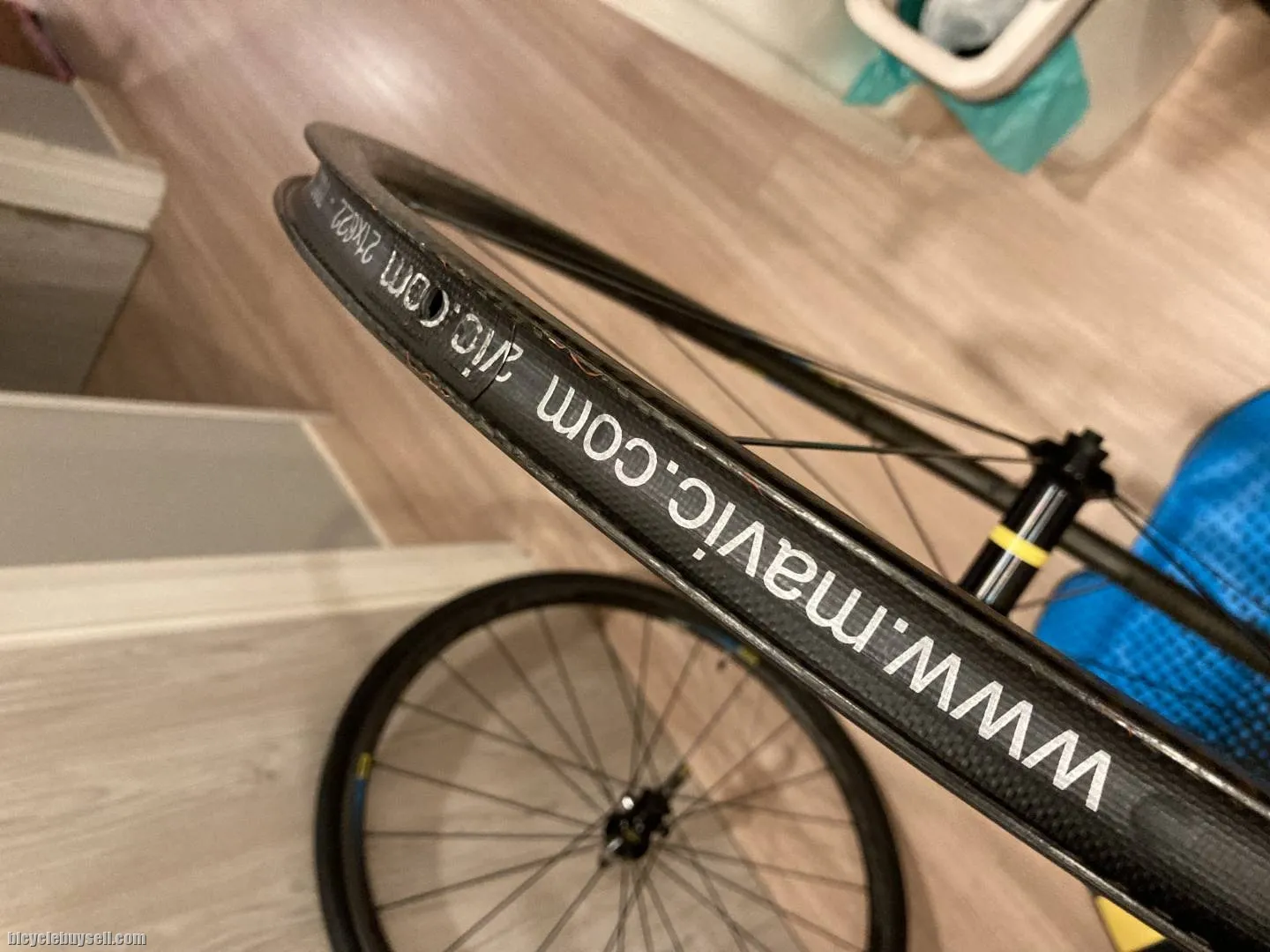 Mavic ksyrium carbon SL haute route ceramic hub wheelset (special edition)