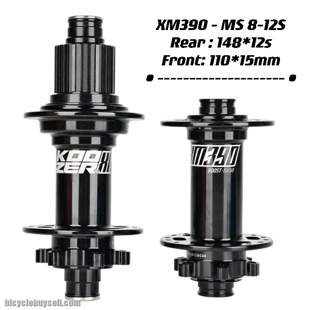 KOOZER XM390 MTB BOOST Hubs 32H Mountain Bike Bearing Hub 6 bolt Bicycle Hub