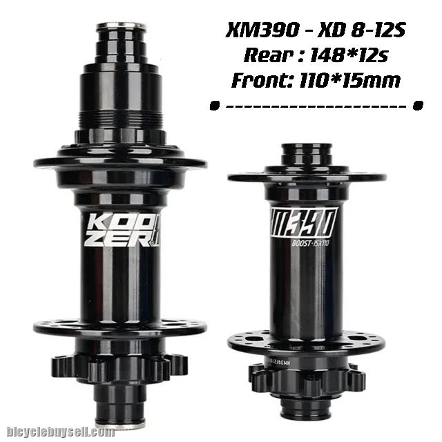 KOOZER XM390 MTB BOOST Hubs 32H Mountain Bike Bearing Hub 6 bolt Bicycle Hub