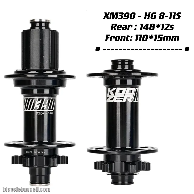 KOOZER XM390 MTB BOOST Hubs 32H Mountain Bike Bearing Hub 6 bolt Bicycle Hub