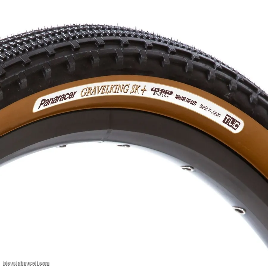 PANARACER GRAVEL KING SK 700 x 35c 38c 43c 50c Black/Brown Folding Bead TUBELESS COMPACTIBLE