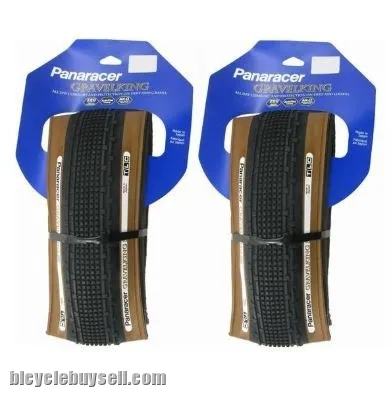 PANARACER GRAVEL KING SK 700 x 35c 38c 43c 50c Black/Brown Folding Bead TUBELESS COMPACTIBLE