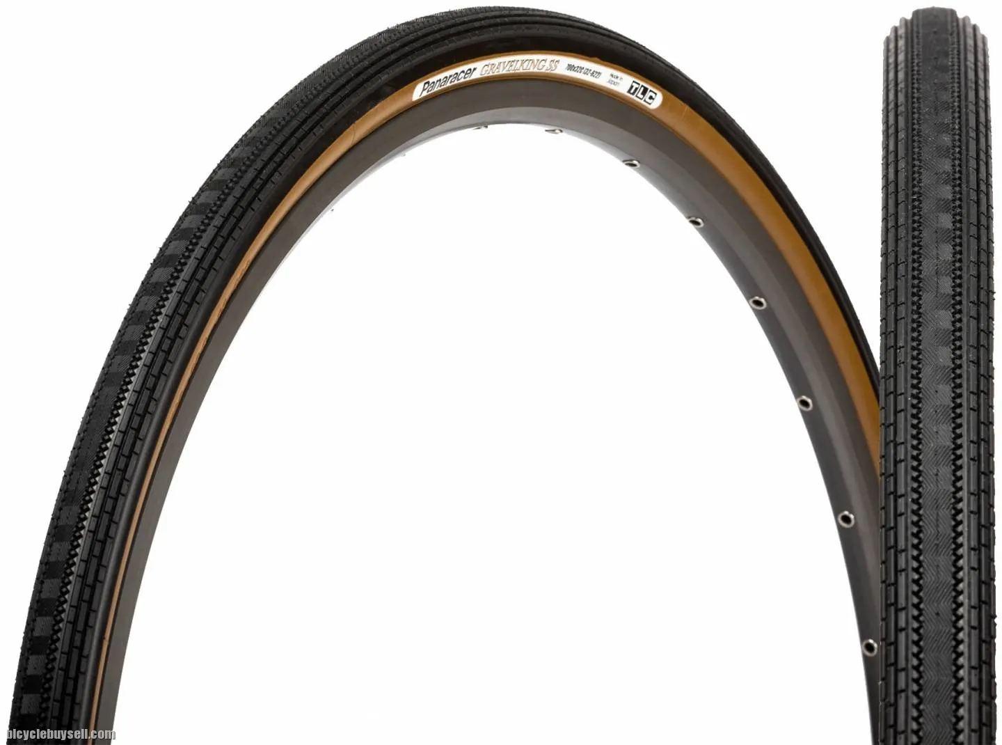 PANARACER GRAVEL KING SK 700 x 35c 38c 43c 50c Black/Brown Folding Bead TUBELESS COMPACTIBLE