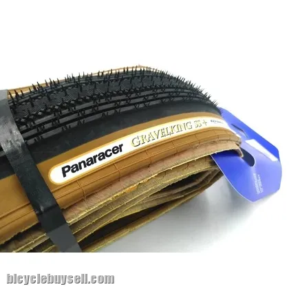 PANARACER GRAVEL KING SK 700 x 35c 38c 43c 50c Black/Brown Folding Bead TUBELESS COMPACTIBLE