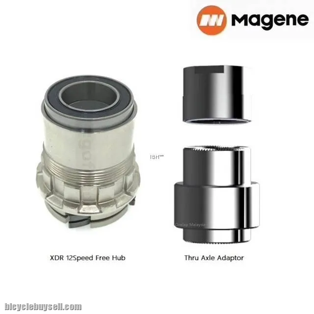 Magene Thru Axle Adapter 142/148mm for T100 T200 T300 Smart Trainer 11/12 Speed Cassette Sram XDR QR