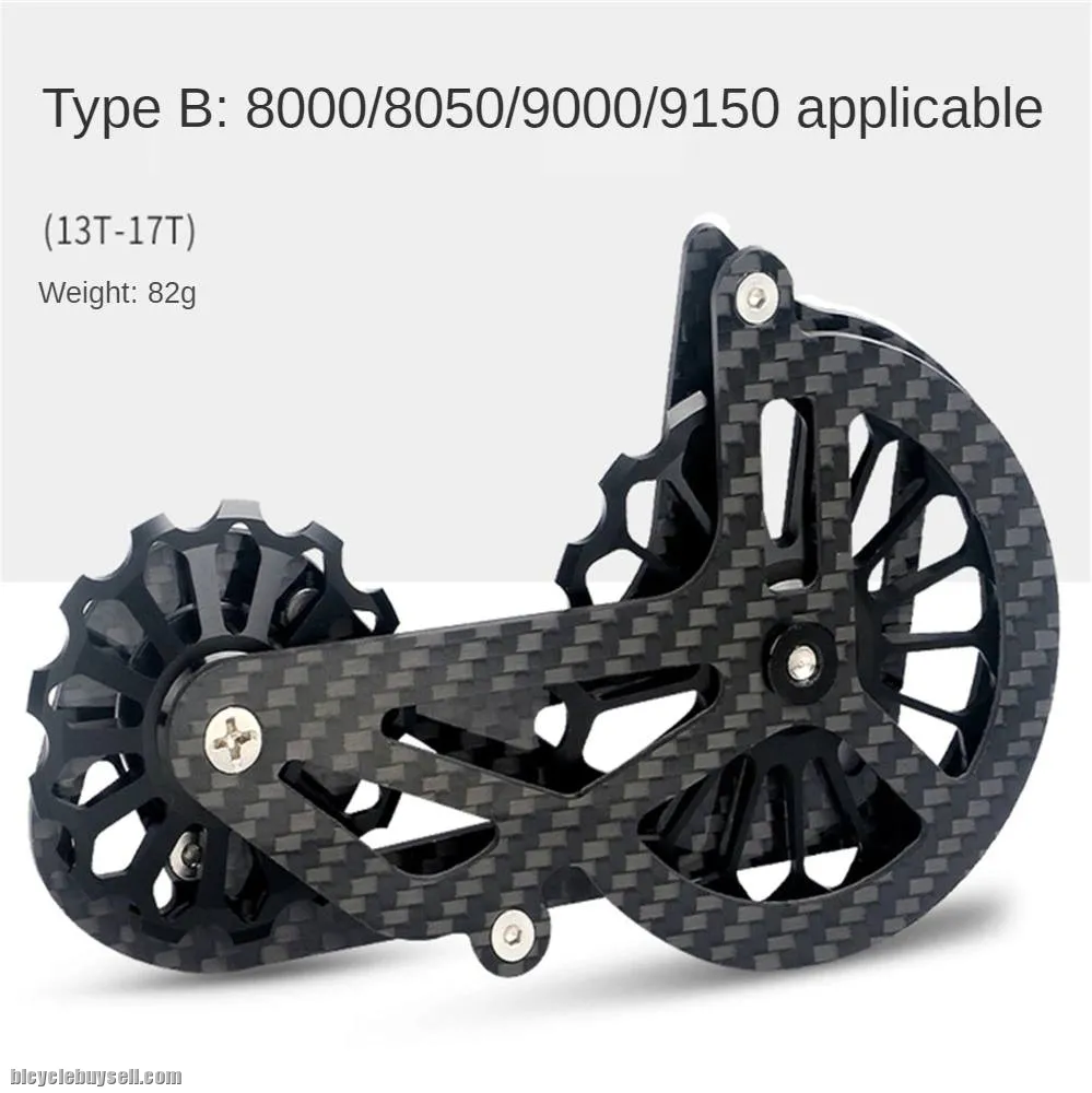 Toseek RD oversized pulley OSPW Road Bike Ceramic Bearing Rear Derailleur Guide Wheel R8000  Bicycle