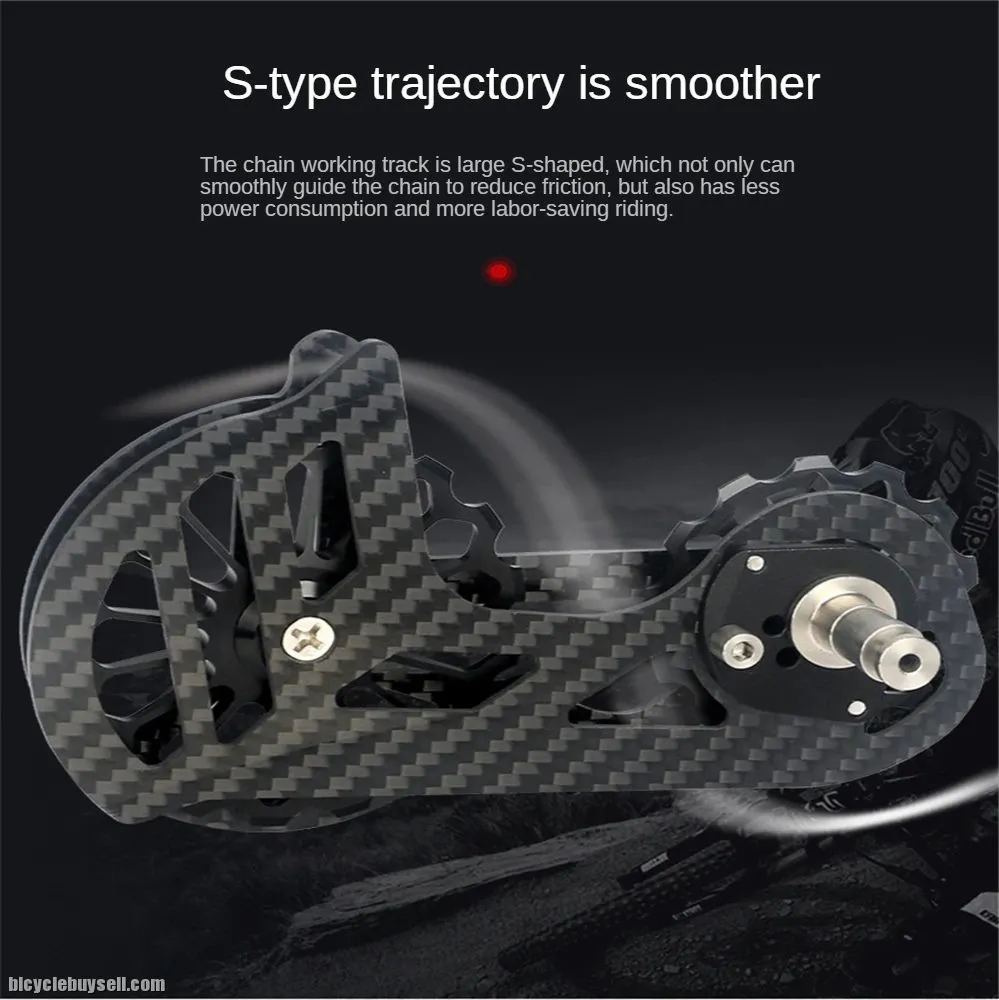 Toseek RD oversized pulley OSPW Road Bike Ceramic Bearing Rear Derailleur Guide Wheel R8000  Bicycle