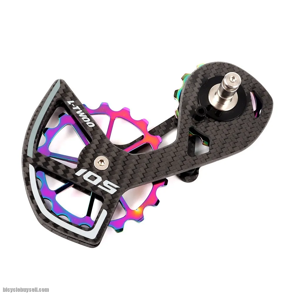LTWOO 105 Bicycle Big Wheel Ceramic Bearing Carbon fiber Jockey Pulley Wheel Set Rear Derailleurs