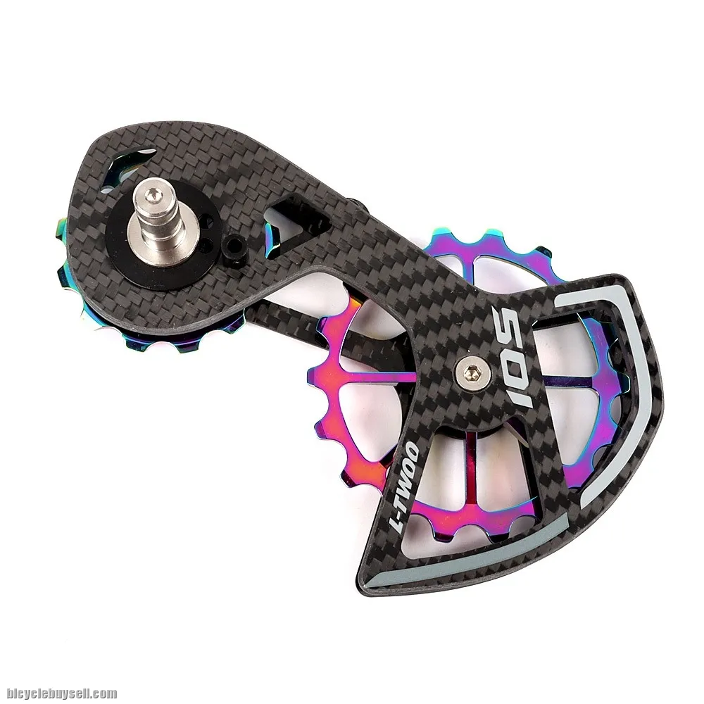 LTWOO 105 Bicycle Big Wheel Ceramic Bearing Carbon fiber Jockey Pulley Wheel Set Rear Derailleurs