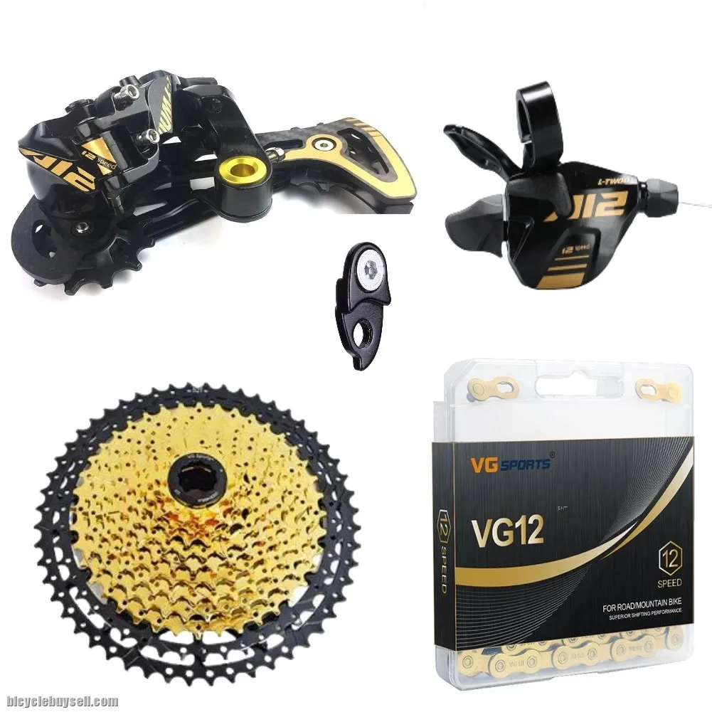 LTWOO AT12 12S Shifter Lever + Rear Derailleur 12s +VG Cassette12s 52T/VG chain 12s free Extender