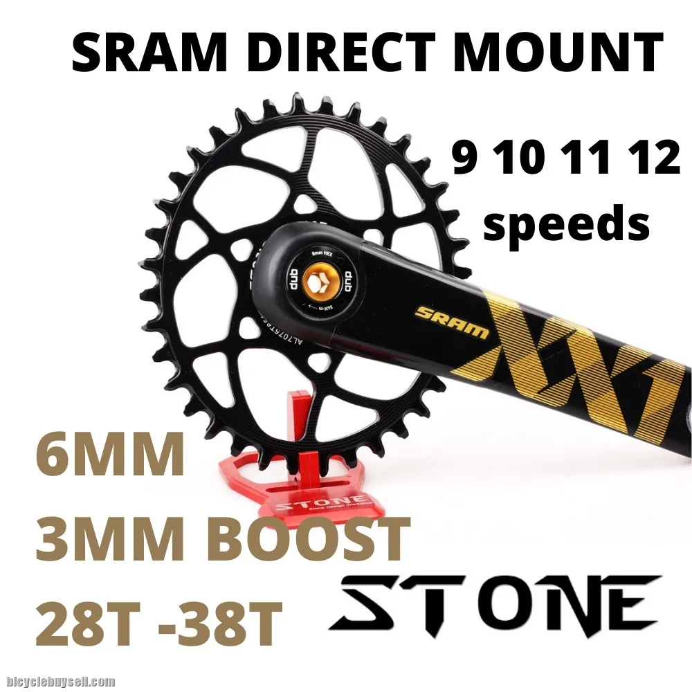 Stone Sram direct mount Oval chainring GXP DUB eagle 3mm 6mm SX NX GX XX1 XO Boost BB30