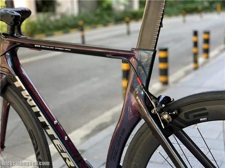 Twitter Sniper 2.0 Full Carbon Road Bike With Carbon Wheelset 50mm Frame T1100
